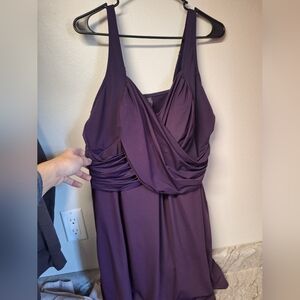 Womens Plus Size Lands End Swim Dress, Size 22
